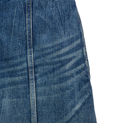 Sage Nation Welt Trouser Denim Indigo Wash Degli Uberti